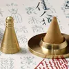 Duftlampen, 1 Stück, reines Kupfer, Turm-Räucherstäbchen-Formen-Set, Kegel, Herstellung von Formen, DIY-Brenner, Werkzeuge, Geschenke, Heimdekoration, Gold