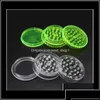 Mills 3 Layers 60Mm Plastic Herb Mini Portable Tobacco Crusher Hand Mler Grinder Sea Ewe4744 Rwokv Zo4Ud Drop Delivery 2021 Home Gard Dhubv