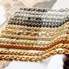 Bag Parts Accessories 120cm100cm Convenient Metal Purse Chain Strap Handle Replacement Handbag Shoulder GoldSilverBlack 220827