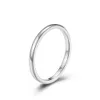 2mm wolfraam stalen ringen designer ontwerp paar ring eenvoudige mode mannen en vrouwen ring hoge kwaliteit luxe sieraden gift215C