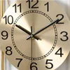 Orologi da parete Orologio da salotto moderno Metallo Camera da letto di grandi dimensioni Arte orientale di lusso Horloge Murale Home Decor