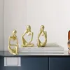 Dekorative Objekte Figuren Harzskulptur Nordische Heimdekoration Charakter Statue Wohnzimmer Desktop-Dekoration Abstrakte kreative Modelleinrichtung 220827