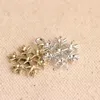 Pendentif Colliers En gros 10PCs 16 21mm Dull Argent Or Couleur Alliage Plaqué Flocon De Neige Charmes DIY Bijoux Résultats Bracelet En Métal Boucle D'oreille