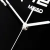 Relógios de parede Meisd Design Modern Relógio Operado por pêndulo criativo Relógio preto Horloge decorativo Horloge