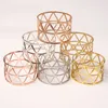 Gold Silver Hollow Out Napkin Ring Hotel Wedding Decor Napkins Buckle Festival Party Banquet Table Decoration Towel Rings TH0186