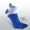 Chaussettes pour hommes 5 paires / lot été hommes chaussettes coton cinq doigts hommes chaussettes courtes de haute qualité 220826