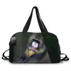 Duffel Bags AnyFocus Brand Handbag Men Women Animal Monkey Print Bag Luggage High Quality Shoulder Fashion Cool Travel