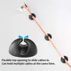 Car Cable Holders Wire Cord Hook Clips Home Desk Tidy For Cellphone Auto Interior Accessories Black5718912