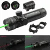 Green Red Lasers Pointer Dot Gun Laser Sight 532nm Rifle Scope with 20mm Picatinny Mount & 1'' Ring Mount Adapter Remote Pres307f