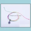 Шармовые браслеты детские подарок подарки Fatima ручные украшения Blue Eye Pendation Bracelet Bracelet доставка 2021 Lulubaby dhrtv