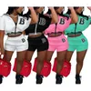 Women's Tracksuits ZOOEFFBB Sport Casual Two Piece Sets Womens Fitness Outfits Crop Top Sweat Shorts Summer Clothing