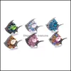 CLASPS HOOKS Colorf Fish Rhinestone Fastener 18mm Snap Button Clasp Sier Color Metal Charms f￶r Snaps smycken Fynd Leverant￶rer sl￤pper dhend