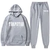 Hommes Survêtements Hommes Survêtement Tendance À Capuche 2 Pièces Ensemble Sweat À Capuche Sweatpants Sportwear Jogging Outfit Trapstar Homme Vêtements 220826