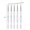 5pcs/set Nail Art Liner Set Acryl French Stripe 3D кончики Manicure Ultra-Thin Line Braw