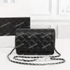 Flap -Taschen -Designer -Umh￤ngetaschen Luxury Frauen Lady Leder Mode Cross Body Chain Bags Geldb￶rsen