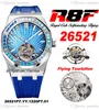 R8F V3 Tourbillon A2950 Automático Relógio Automático 2652 Extra Fin 41mm Sihh Diamonds Bolecendo Blue Dial Dial Breation Strap 2022 Super edição PureitMe B2