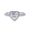 Anneaux de mariage Tianyu Gems 6.5mm Forme de coeur Diamants Or pour femmes 14k18kPT950 Bague D VVS Pierres précieuses Fine Jewelry 220826