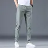 Pantalons pour hommes Jantour Marque Printemps Été Casual Hommes Pantalon Mince Slim Fit Travail Taille Élastique Jogging Pantalon Homme Plus La Taille 38 220827