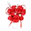 Dekoracyjne kwiaty Bransoleta kwiatowa 4 kolor imitacja perły sztuczne ślubne niezbędne