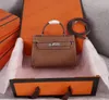 الكلاسيكية مصمم المرأة حقيبة يد حقائب الكتف نمط حزام صغير Crossbody حمل محفظة عالية 7A جودة جلد طبيعي حقيبة يد النخيل طباعة 13 لونا