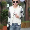 Damenjacken Mode Sommer Leopardenmuster Bomberjacke Mantel Frauen Dünne Weibliche Baseball Langarm Grundjacken Frau Outwear Kleidung 220827