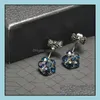 Brincos de arco de garanhão jóias simatadas brincos bowknot bijoux imitação de brinco de cristal entrega 2021 lulubaby dhxzn