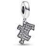 Sparkling Puzzle Piece Dangle Charm 925 Sterling Silver Pandora Crystal Cz Moments Women For Thanksgiving Day Fit Beads Armband Jewelry 792241C01 Andy Jewel