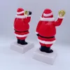 Interior Decorations Solar Powered Santa Claus Shaking Toys ABS Dancing Car Dashboard Decoration Christmas Ornaments