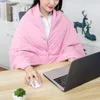 Одеяла теплый шаль одеяла с подогревом плюшевой бросок электрический нагреватель питания USB Интеллектуальный коралловый фланелевый зарядный одеял