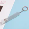 Credit Card Puller Keychains Cute Debit Bank Cards Grabber for Long Nails ATM Key chain Key Ring Women with Plastic Clip