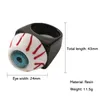 Ring for Women Ins Gothic Punk Evil Eye Eye Resin Acryl Men Halloween grappige gelukkige oog vinger ringen sieraden geschenken