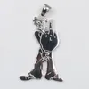 Chains Men FTFO Charm ICP Juggalo Hatchetman Pendant Stainless Steel Necklace Ball Chain 30'' Silver