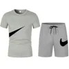 2022 New Basketball Tracksuit 세트 남자 티셔츠 반바지 세트 여름 스포츠웨어 조깅 바지 스트리트웨어 Tops Tshirt Suit D88
