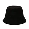 Berets Winter Classic Corduroy Bucket Hat Outdoor Panama Harajuku Fishing Hats For Female Male Unisex Casual Cap 2022 Fall