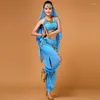 Scen Wear 2022 Belly Dance Costume 4st/2st Women/Girls Dancing Dress Traditionell kl￤der Practice/Performance