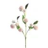 Dekoracyjne kwiaty lulian herbata róża gałąź fałszywa jedwabny flores sztuczny dom domowy dekoracja ślubna fleje sztuczne