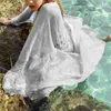 Damskie stroje kąpielowe Richkeda Store Kobiety Golden Beach Long Maxi Dress Bikini Cover Up Cardigan Bathing Suit Summer Ups