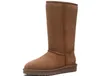 2023 haute qualité WGG femmes bottes hautes classiques femmes bottes bottes de neige certificat sac à poussière goutte taille US5-10