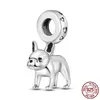 Perle en argent 925 ajustement breloques Pandora bracelet à breloques bouledogue Beagle chien breloques ciondoli bricolage perles fines bijoux