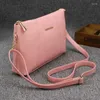 Borse da sera 2022 Vintage Cute Small Handbags Pu Leather Women Mini Crossbody Clutch Messenger femminile