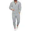 Trailsuit Sales Sıradan Uzun Kollu Sweat Suit Moda Erkekler 2 Parça Set Kış Sonbahar Polo Gömlek Pantolon Setleri Sweatheruit