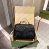 Leather Handbags High quality Women Lady Marmont Bags Crossbody Handbags Purses tote Shoulder Bag Classic Satchel Totes