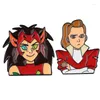 Broşlar she-ra ve prensesler prenses manga anime rozetleri broşa sırt çantası yaka pimleri emaye pimi