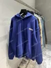 xinxinbuy Männer Designer Hoodies DESTROYED Brief Meer Welle Druck Paris Pullover Frauen grau schwarz Übergröße XS-L