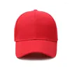 Casquettes de baseball dames style coréen simple all-match casquette de baseball décontracté couleur unie bord incurvé chapeau soleil