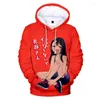 Sweats à capuche pour hommes 2022 Ne jouez pas avec moi Miss Nagatoro Anime Femmes Hommes 3D Imprime Sweat À Capuche Mode Streetwear Pull Survêtement