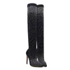 Sagace Winter Winter Boots Boots Boots Women Women Woman Pointed High Cheels Gockits Over-the-Knee Drop CSV O1213#2186K