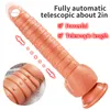 Articoli di bellezza Dildo completamente automatico Giocattoli sexy per donne 8 velocità Altalena di spinta Punto G Stimolare Ventosa in silicone Negozio vibrante