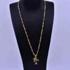 Original Design Necklace Fashion Double Cross Men Women Simple Clavicle Chain Lovers Sydney Style Designer Hearts Ch Gift