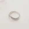 Femmes Hommes Wheat Grains Wishbone Rings Authentique 925 Sterling Silver Coffret original pour Pandora Lovers Ring